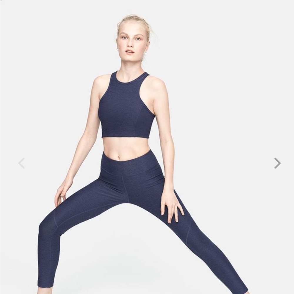 Outdoor Voices Navy Athena Crop XL